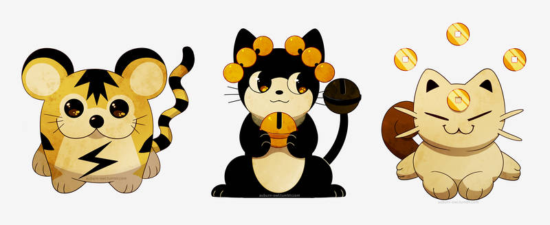 Pokemon Cat Trio By Auburn Owl On Deviantart Pokemon Cat Trio By Auburn Owl On Deviantart