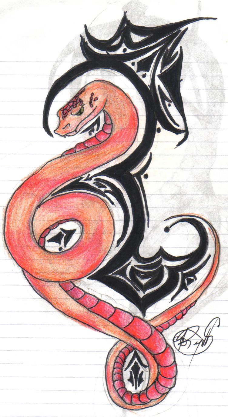 snake tattoo design