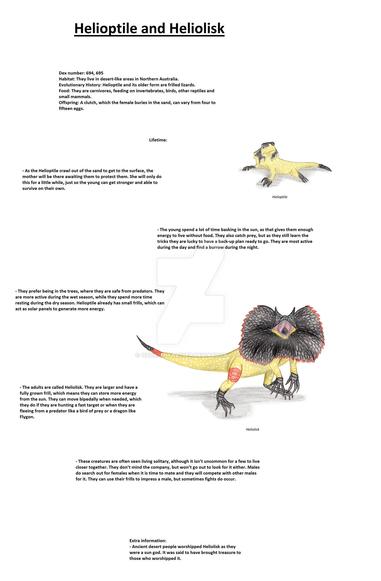 Pokedex Entry Example Realistic Pokedex. Entry 694, 695 by OzorianTrainer on DeviantArt
