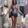 Giantess Munik Nunes in New York City