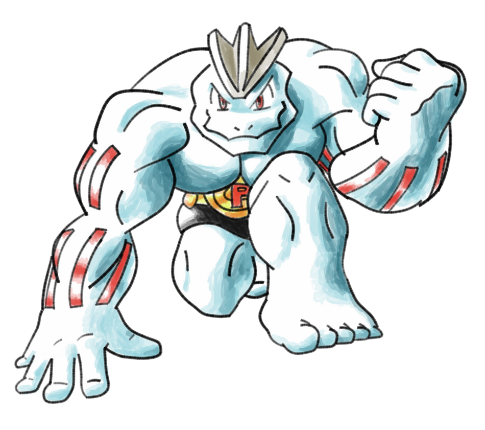Shadow Macoke #067: Machoke by Leatherhead64 on DeviantArt