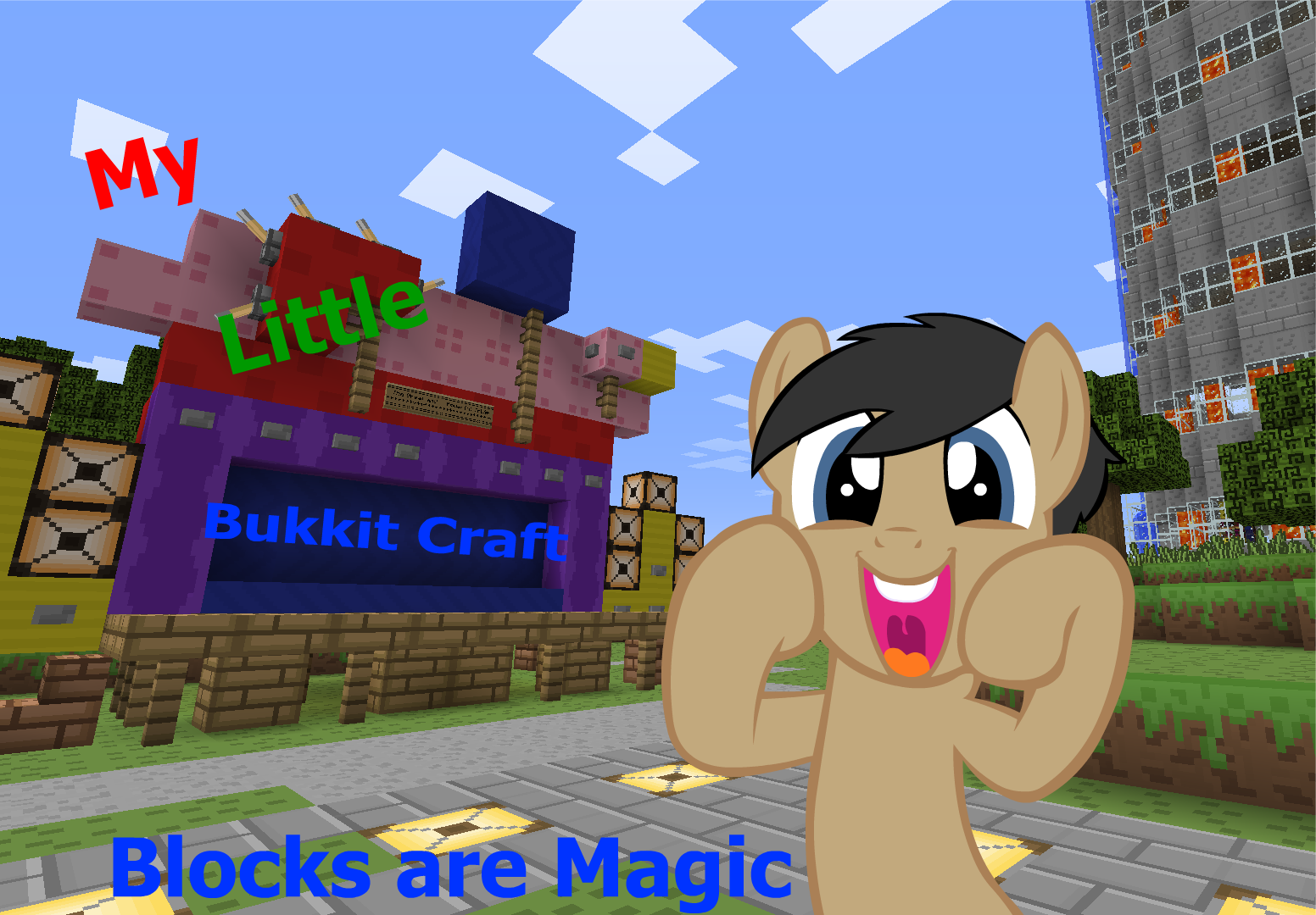 My Little bukkit Craft Blocks are Magic