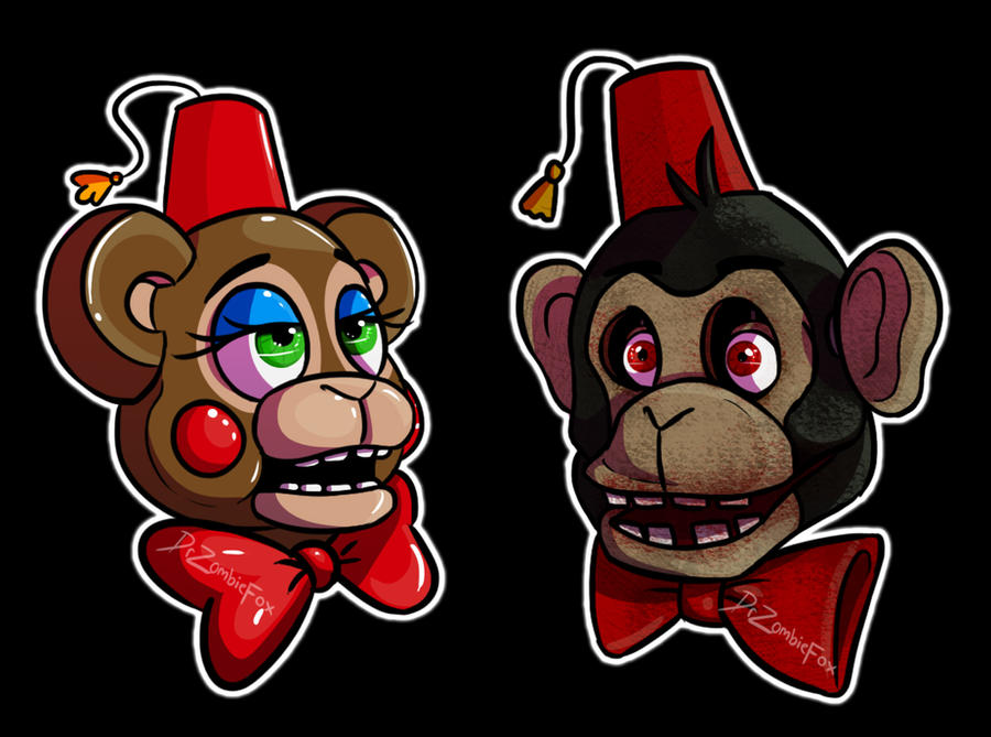 FNAF OC- Tango and Mango Monkey by DrFoxes on DeviantArt