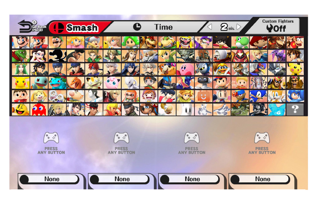 Smash Classic Roster Custom Roster at Jason Rocha blog