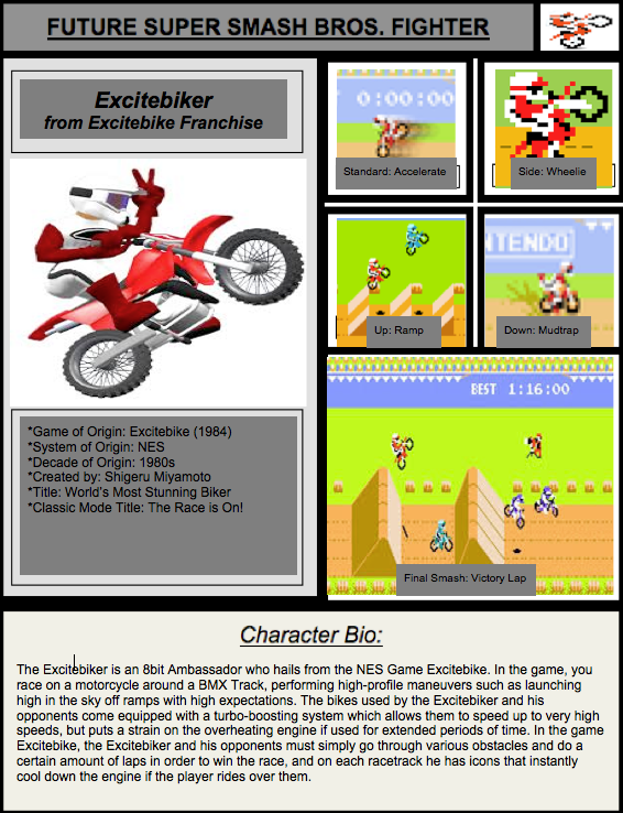 Ssb Move Set Excitebiker Smash Bros. Moveset Predictions by CuriousUserX90 on DeviantArt