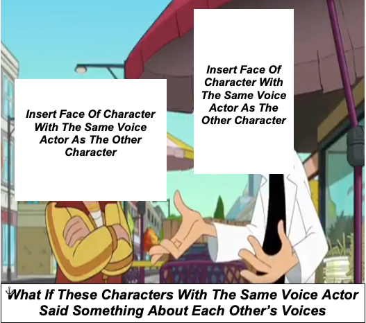Same Voice Actor Meme By Curioususerx90 On Deviantart Same Voice Actor Meme By Curioususerx90 On Deviantart