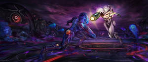 Dark Samus vs Light Samus