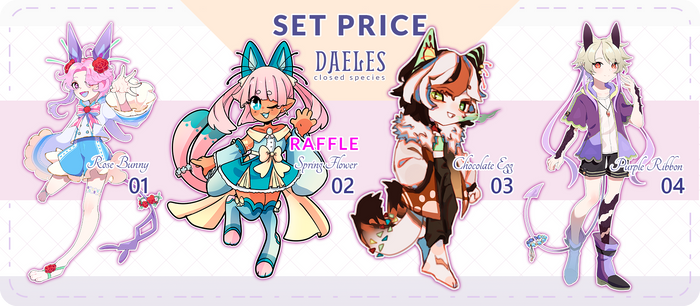 Set Price + Raffle - Daeles Easter Batch (CLOSED)