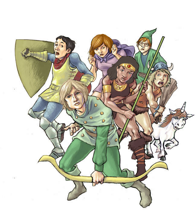 Dungeons and Dragons - the gang