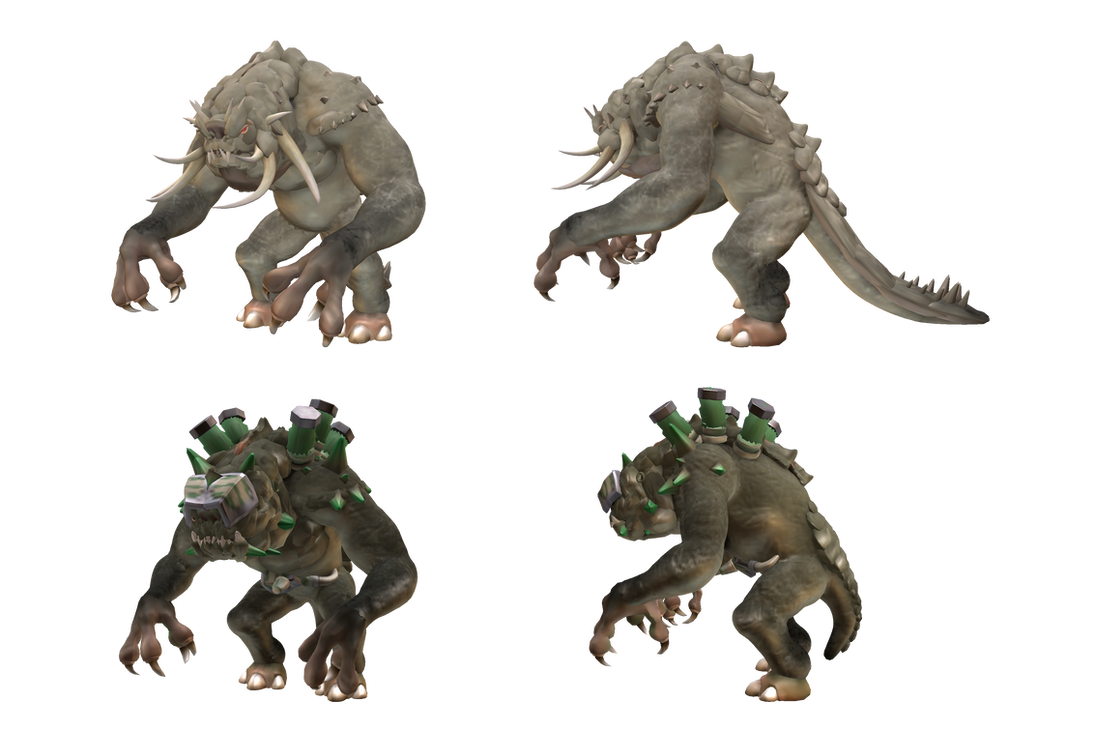 All Rancor Types Spore bull rancor and mutant rancor by darckjack222 on DeviantArt