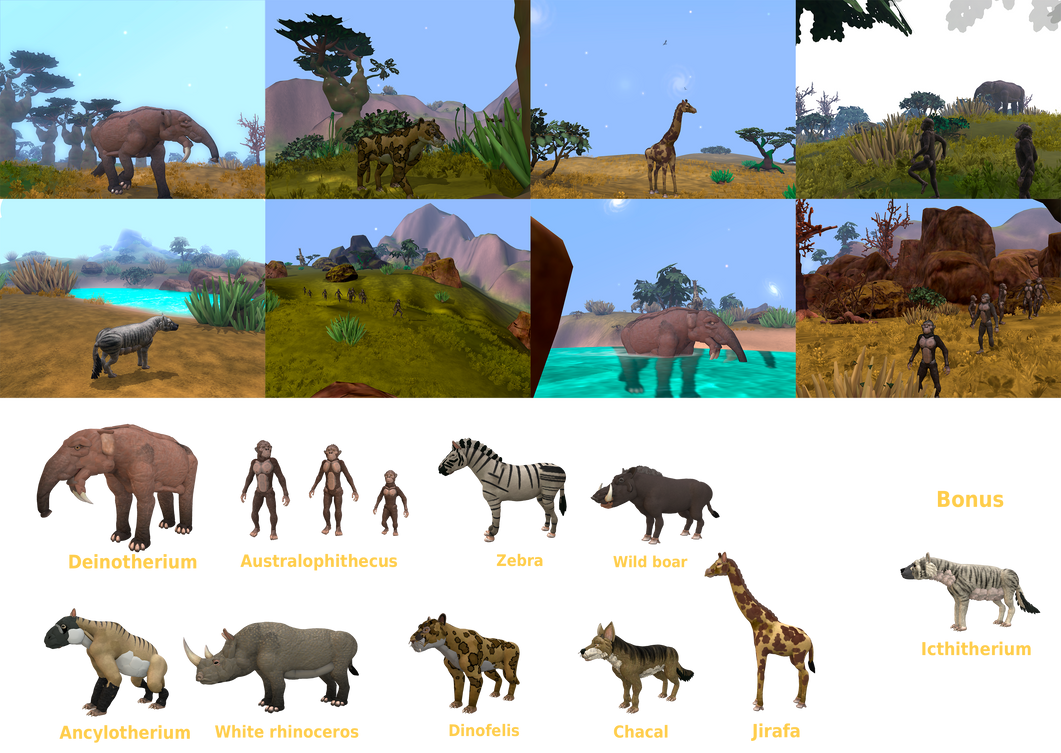 Beast Kin Creatures Walking with beasts: Next of kin by darckjack222 on DeviantArt
