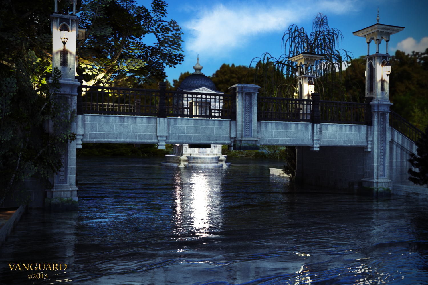 Park-Bridge-at-Dusk