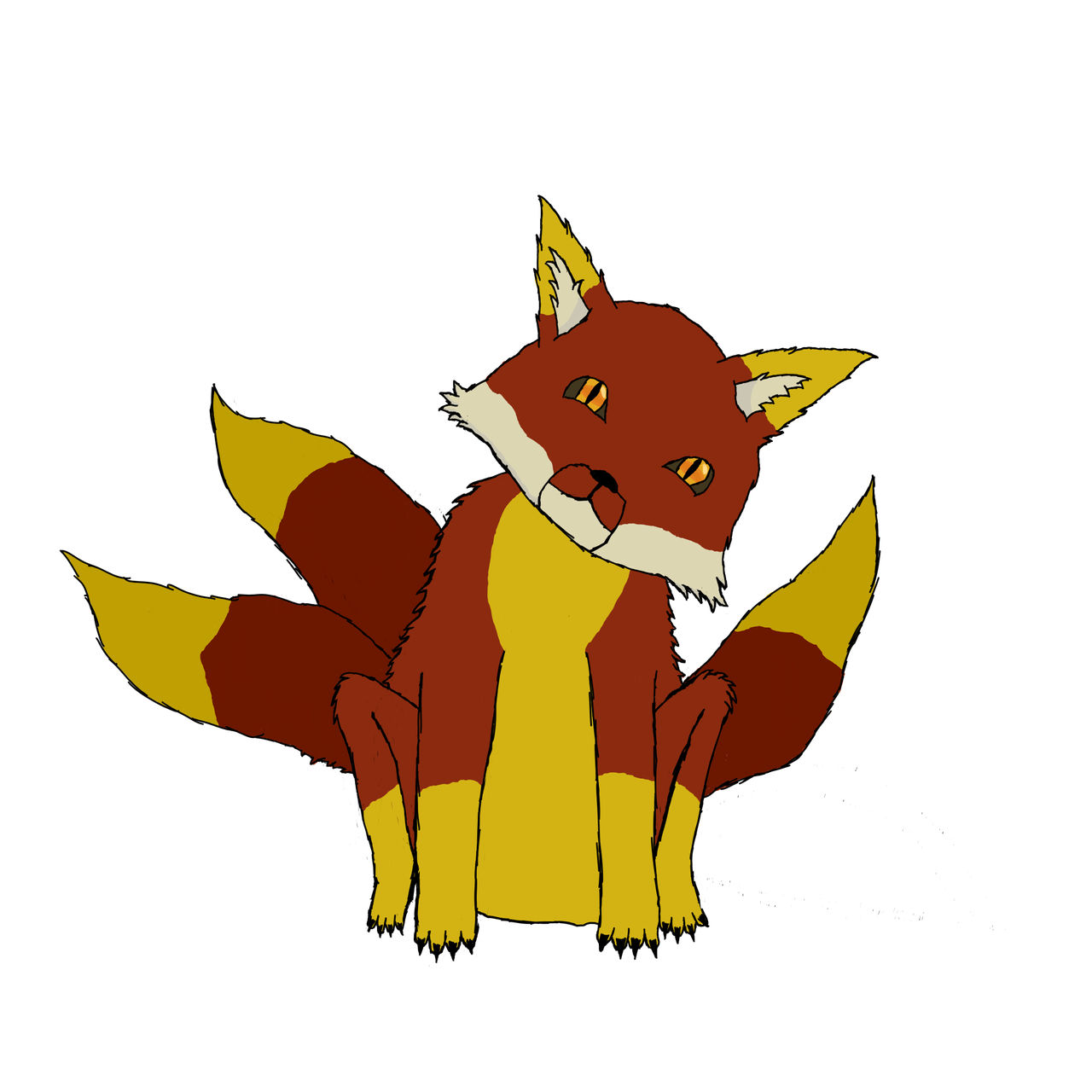 3 Tailed Fox by michaldaw on DeviantArt