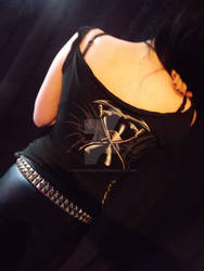 Twisted Stitches~Grim Reaper T-shirt Back View