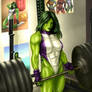 She Hulk commission colors