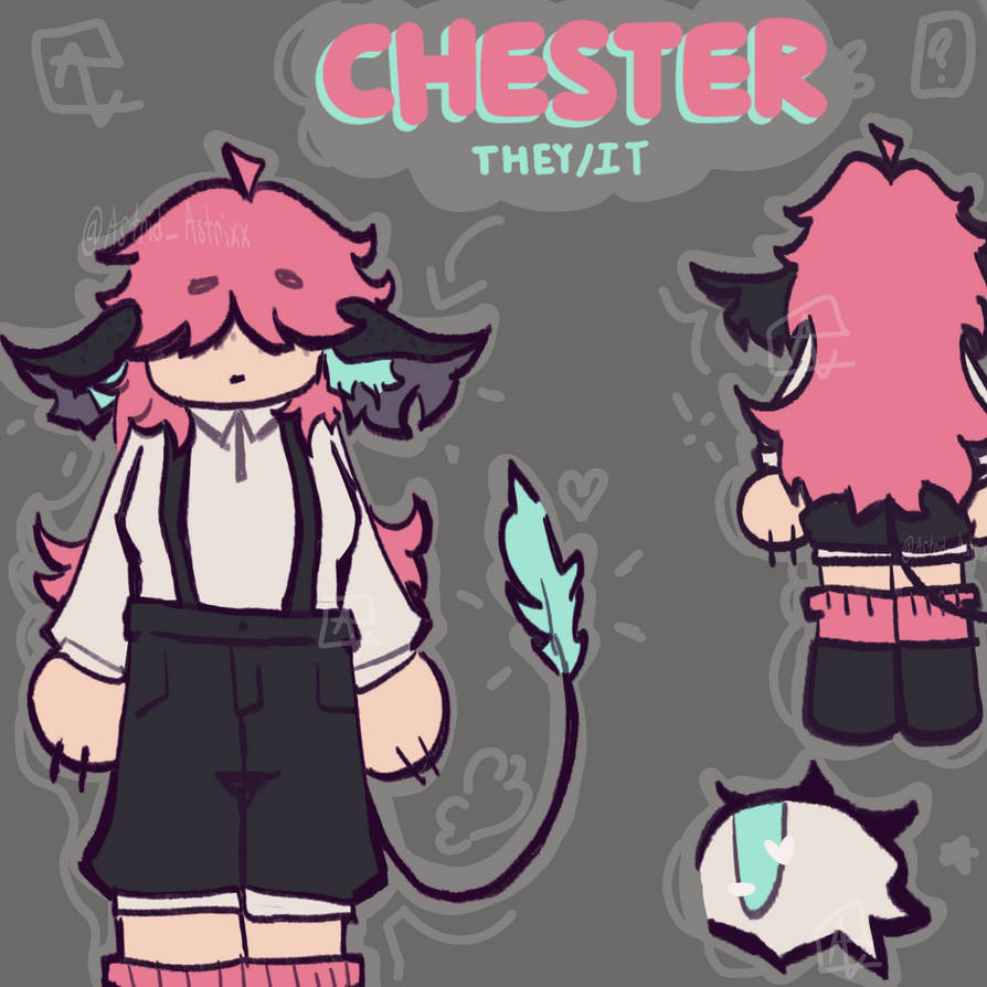 Chester Reference Sheet! by AstridAstrixx on DeviantArt