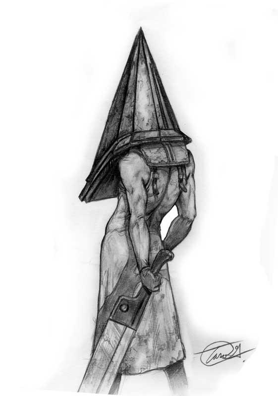204 - unmasked Pyramid Head sketch by Dalicris on DeviantArt