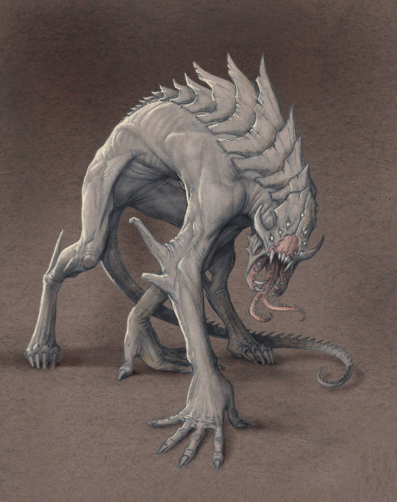 Demon Hound by Mavros-Thanatos