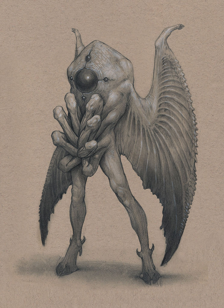 Mothman Behind Mothman by Mavros-Thanatos on DeviantArt