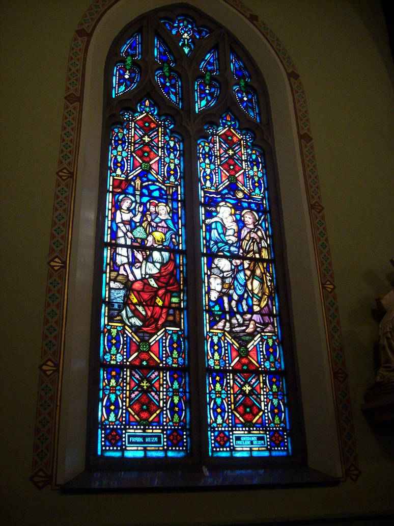 Holy Family Stained glass by Bossilla on DeviantArt