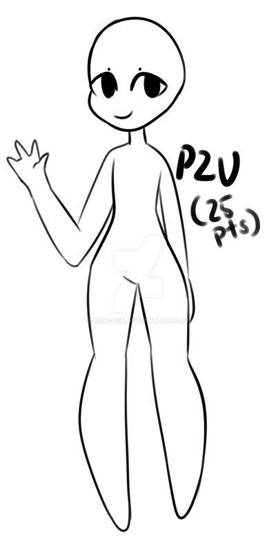 p2u humanoid base by kiwi-pen on DeviantArt