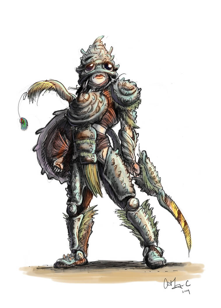 Warrio Shell Sea Shell warrior by anthonysarts on DeviantArt