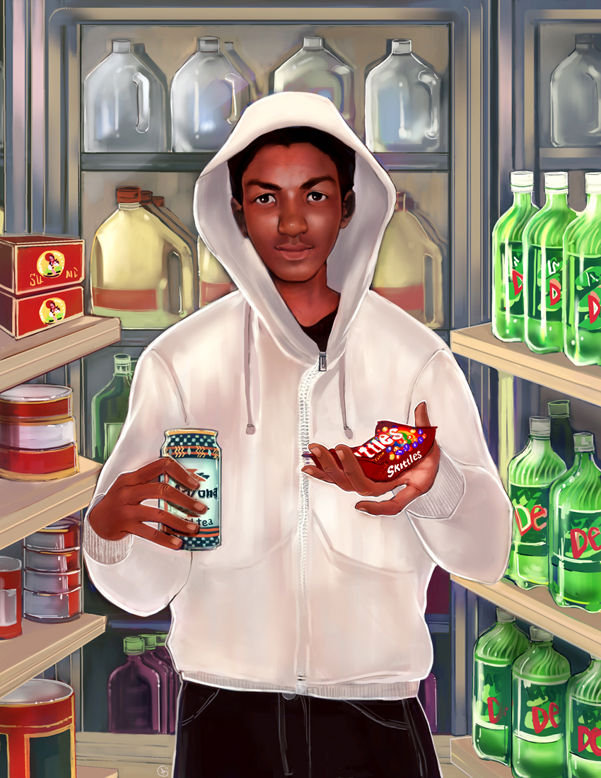 Trayvon Martin by andreamontano