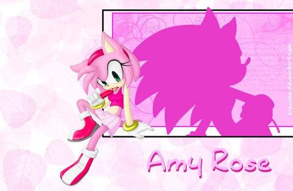 -:Amy Rose:-Wallpaper