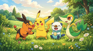 Sunny Day in the Pokemon Meadow