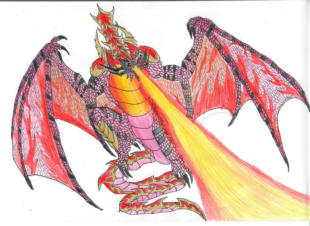 Shyvana dragon form rework concept by smaugthegolden123 on DeviantArt