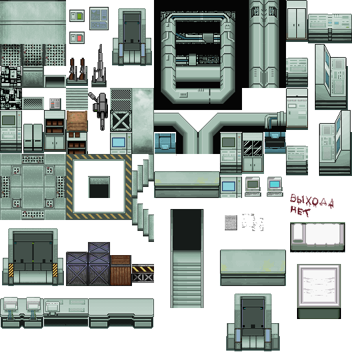 Lab tileset 2 by SandoAir on DeviantArt