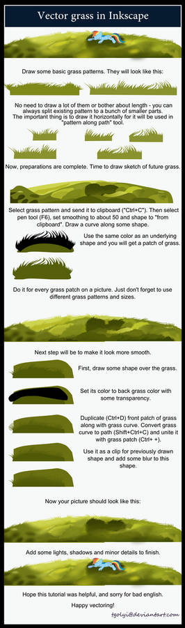 Vector grass tutorial