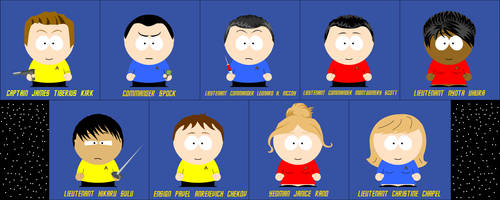 Star Trek TOS South Park - NEW