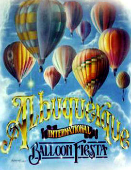 Balloon Fiesta poster 80's