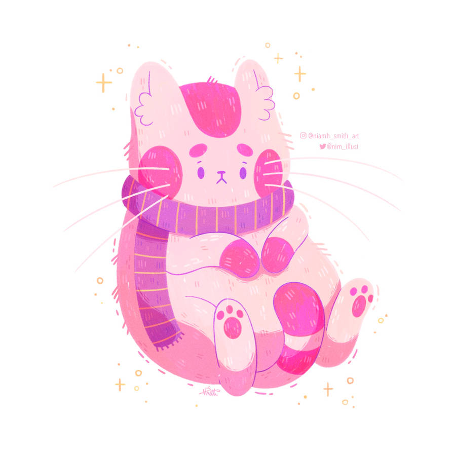 Pink Kitty Graphics Pink Kitty by NiamhSmithArt on DeviantArt