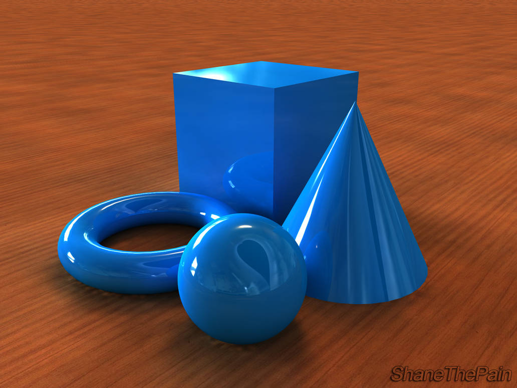 Simple 3D scene by ShaneThePain on DeviantArt