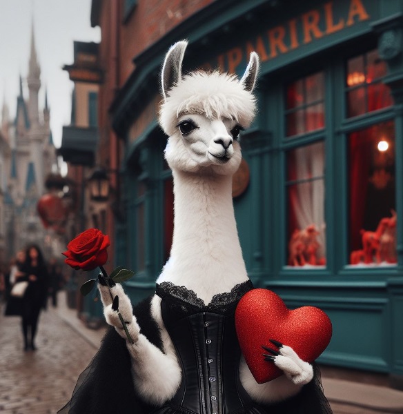 Valentine Llama 11