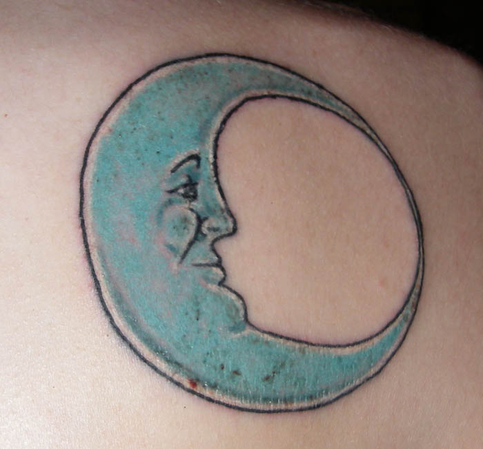 Moon tattoo - ink