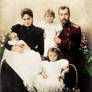 Tsar Nicholas II with family