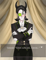 Green suits you- Visual Novel mock