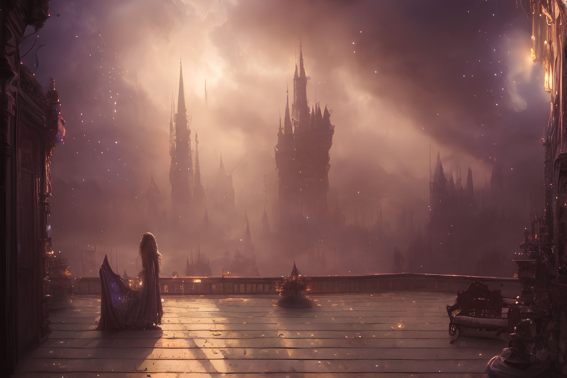 Transylvania - Brothel's Balcony (Futuristic) by AiElf on DeviantArt