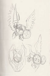 Galacta Knight doodles