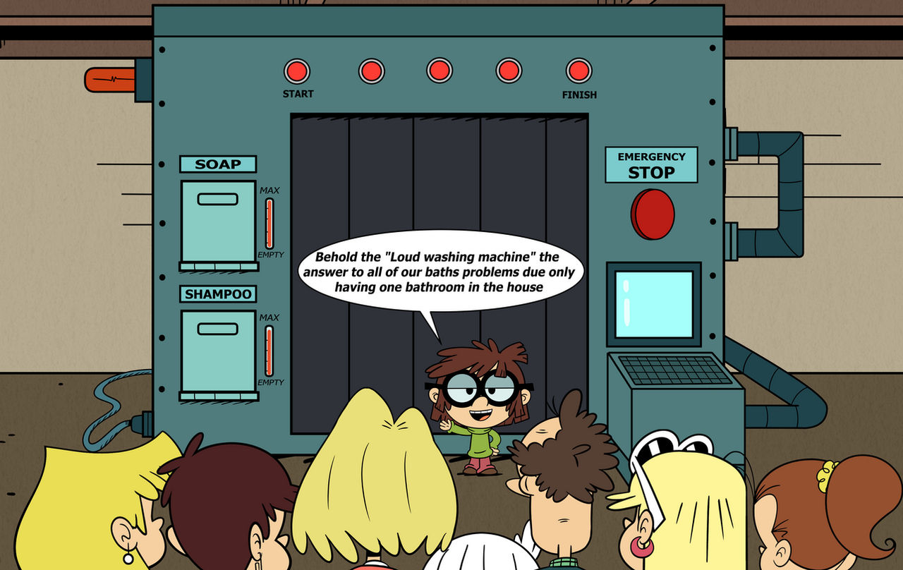 Loud Machine The Loud Washing Machine (Patent pending) by Alejindio on DeviantArt