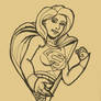 SKETCH JAM SUPERGIRL.