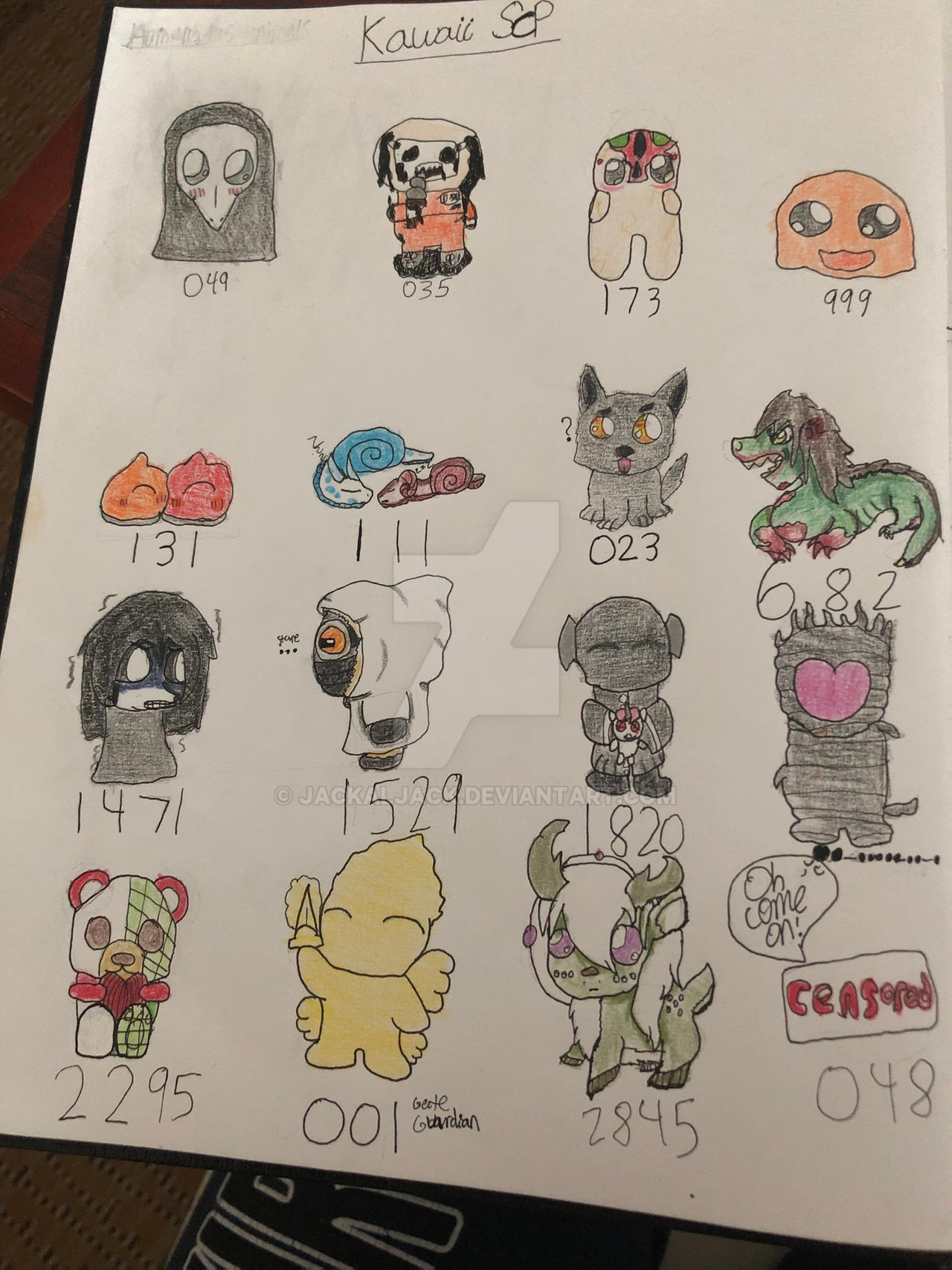 Kawaii Scp By Jackaljack On Deviantart Kawaii Scp By Jackaljack On Deviantart