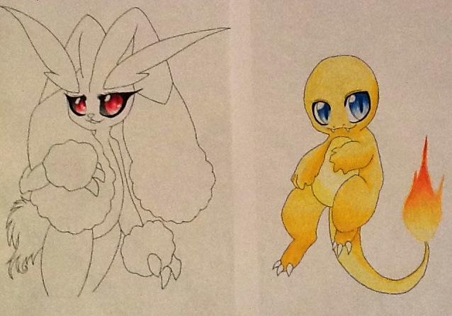 Lopunny and the Golden Charmander