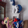 My little pony plushies just hanging out