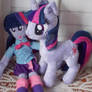 My Little Pony Twi and  Equestria Twi plushies