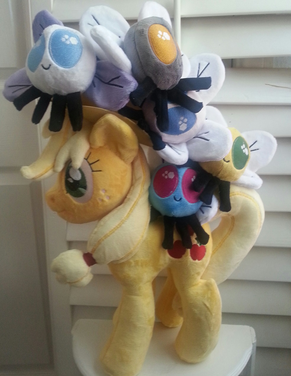 mlp plush Applejack and Parasprites