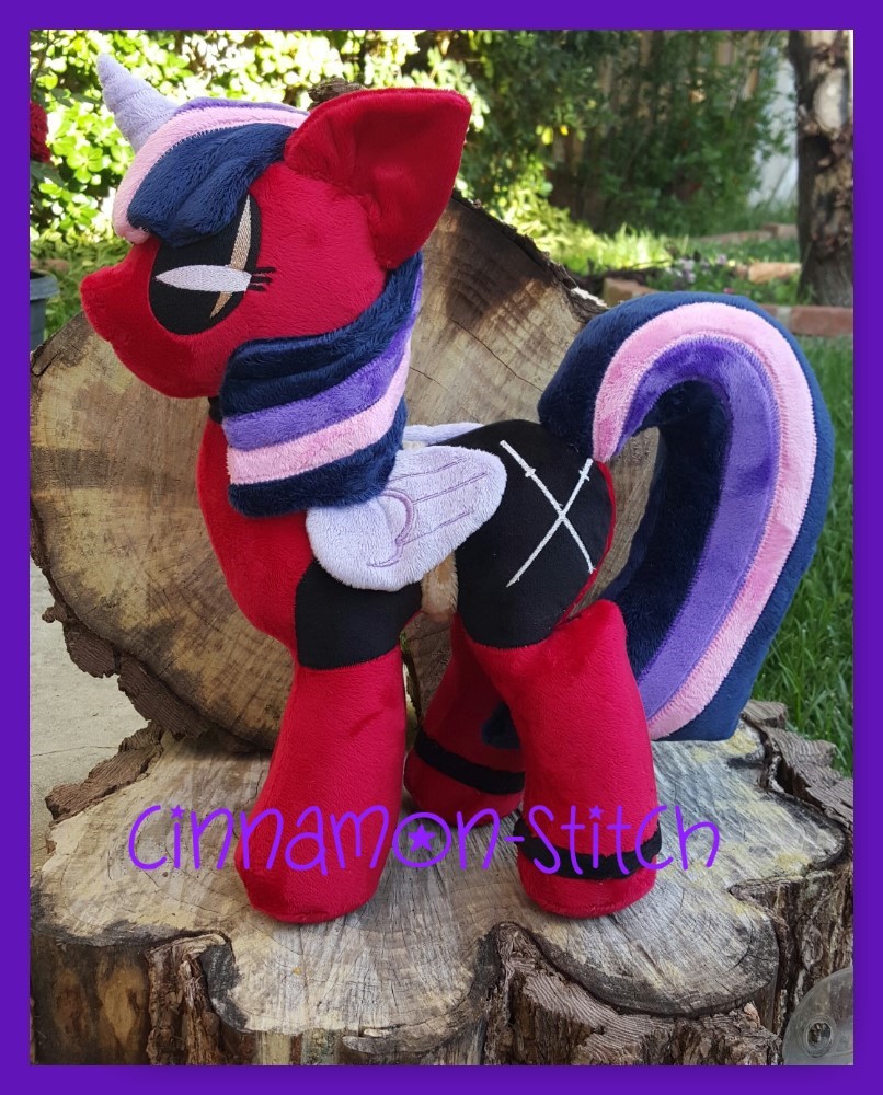 mlp plushie commission DEADPOOL TWILIGHT SPARKLE